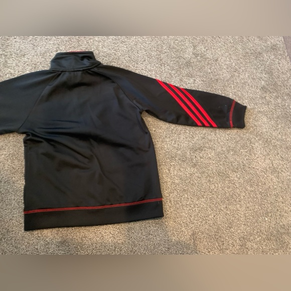 Boy’s Adidas Black And Red Size 7 Track Suite Jacket - Picture 9 of 9